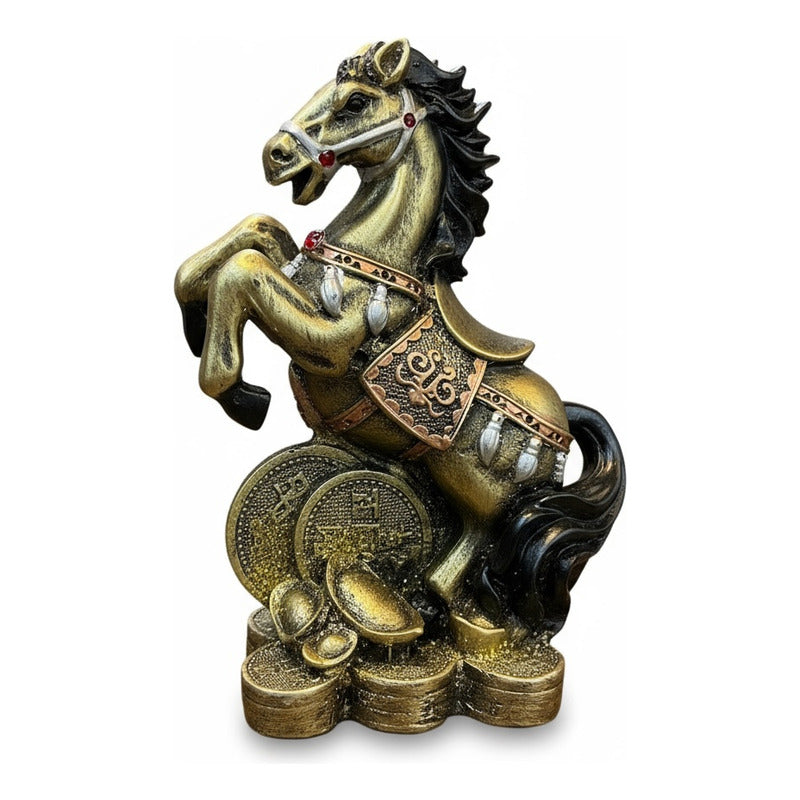 Caballo Año Chino Estatua De Resina 18x13x8.5 Cm by HEREJE