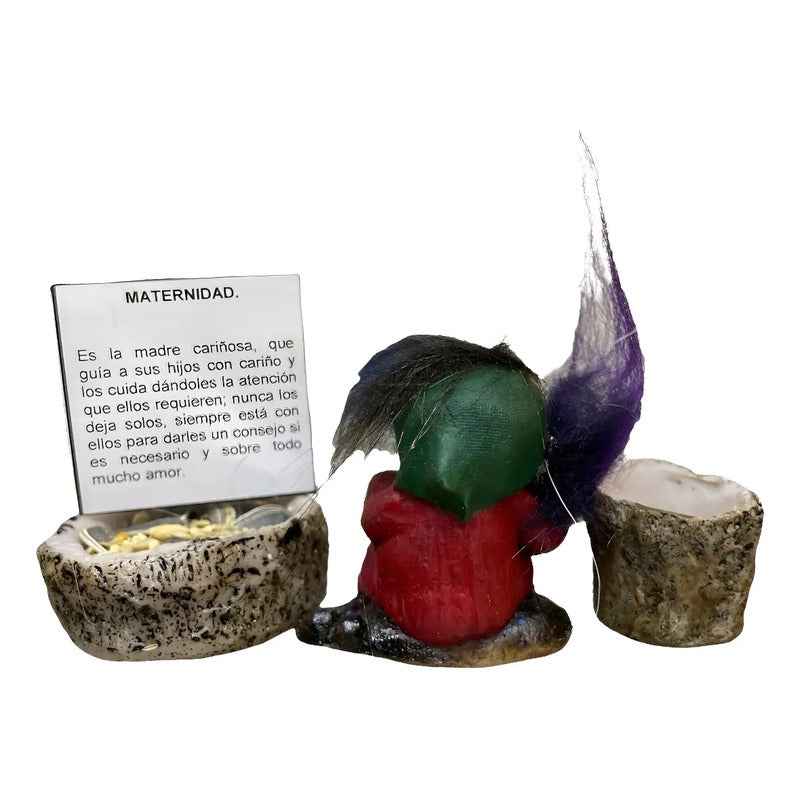 Troll Mini + Comedero + Semillas + Tarjeta Varios Modelos Maternidad 5.5cm