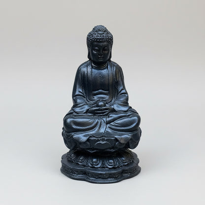 Buda Negro Base Redonda 10cm Negro by ARTICULOS ESOTERICOS LETY