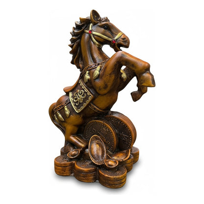 Caballo Año Chino Estatua De Resina 18x13x8.5 Cm by HEREJE