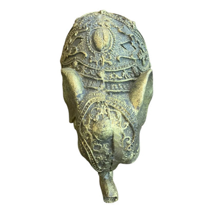 Figura Elefante Hindú Dorado Decoración Suerte 10cm Dorado Oscuro by HEREJE