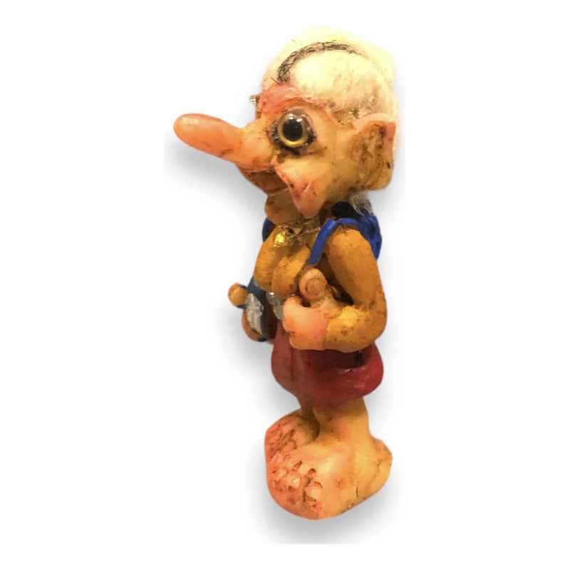 Troll Mini + Comedero + Semillas + Tarjeta Varios Modelos Estudiante Niña 4.5cm
