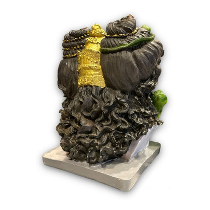 Ganesh Shiva Parvati Familia Sagrada Figura De Resina 21.5cm by HEREJE