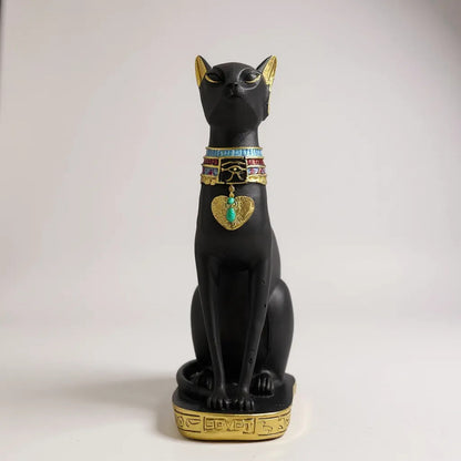 Bastet Egipcio Escultura De Resina 34x17x11 Cm by HEREJE