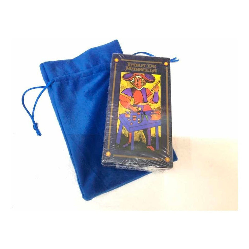 Tarot Marsella + Amuleto + Bolsa + Libro Reverso Cuadriculad by HEREJE