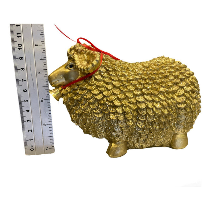 Borrego Abundancia Cimarrón Dorado 10.5 Cm Resina by HEREJE