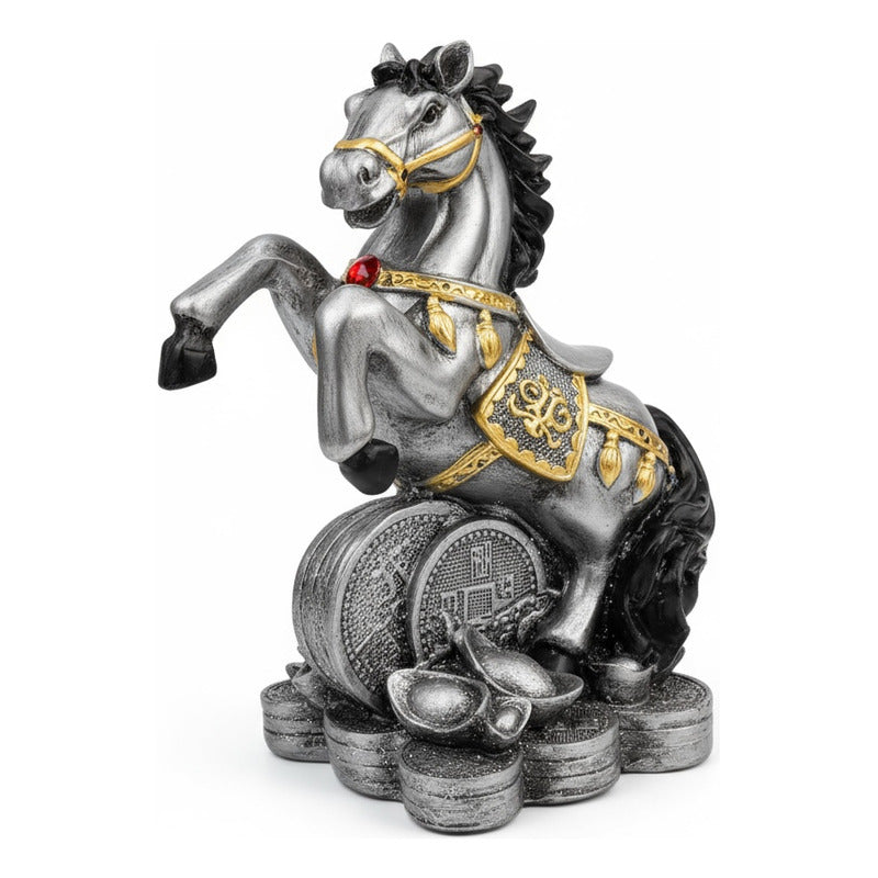 Caballo Año Chino Estatua De Resina 18x13x8.5 Cm by HEREJE