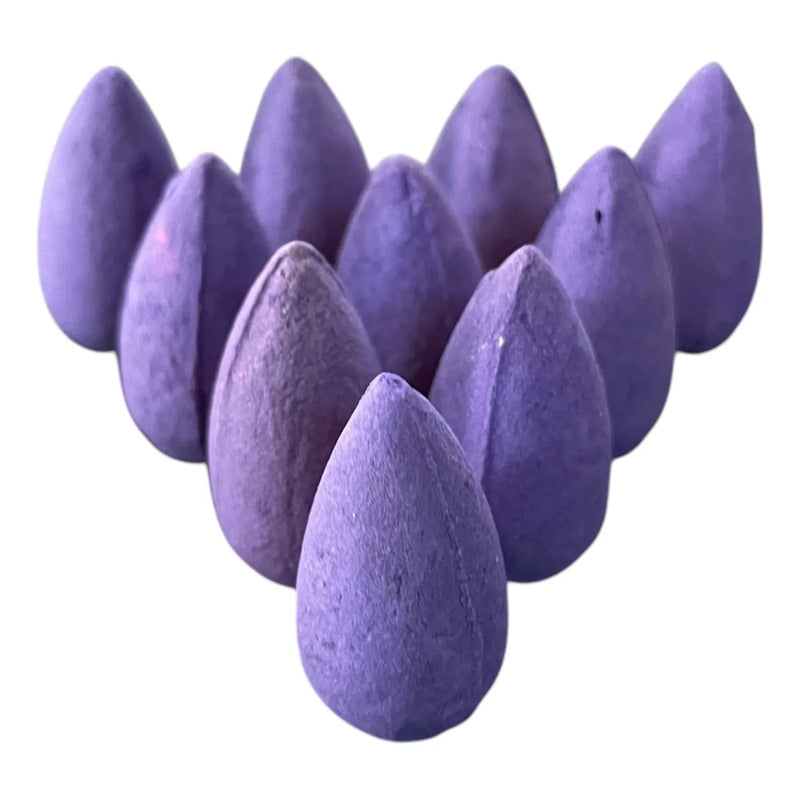 10 Conos De Incienso Para Cascada De Reflujo Lavanda by HEREJE