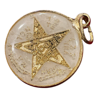 Pentagrama Ritualizado Mediano 7 Metales Tetragramaton 25mm by ARTICULOS ESOTERICOS LETY