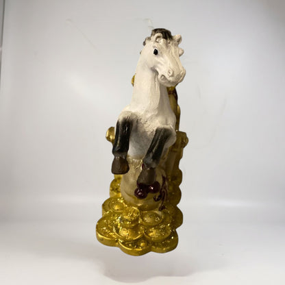 Caballo Año Chino 11x10x4cm Escultura De Resina by HEREJE