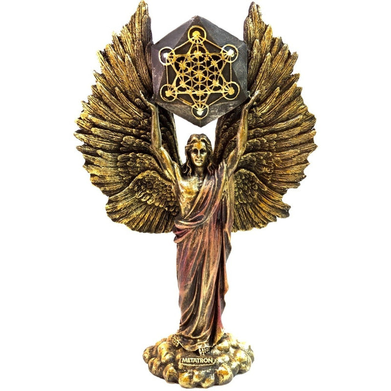 Metatron Arcangel Resina Nacional Pintado A Mano 32 Cm by HEREJE