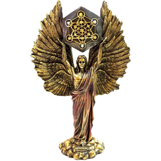 Metatron Arcangel Resina Nacional Pintado A Mano 32 Cm by HEREJE