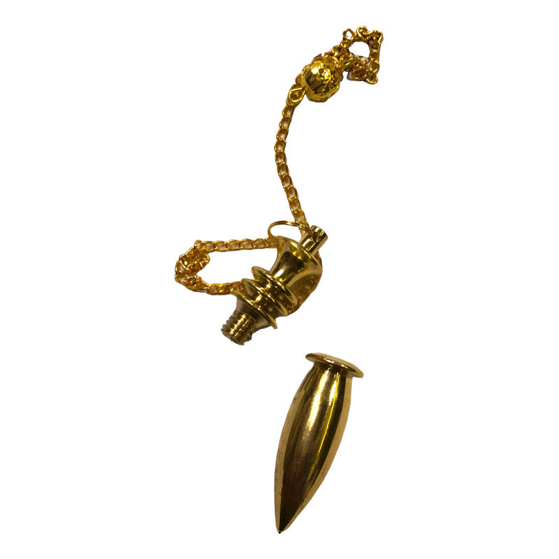 Pendulo Con Testigo 5.5 De Metal Dorado by HEREJE