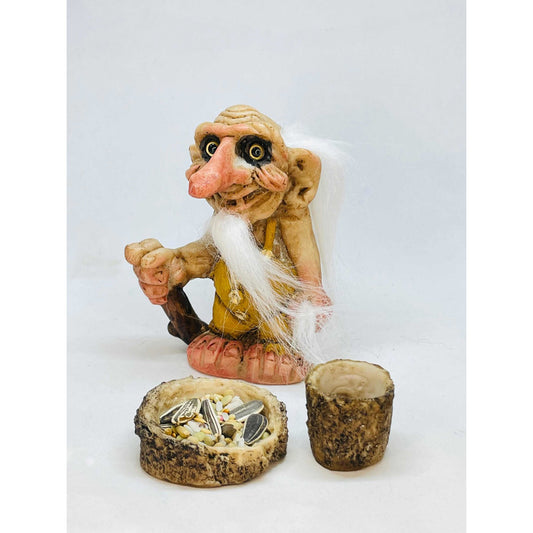 Troll Sabiduría 11 Cm En Resina Nacional Amarillo by HEREJE