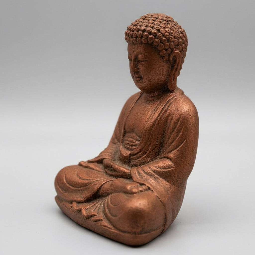 Buda Sentado 11cm Azul Figura De Resina by ARTICULOS ESOTERICOS LETY