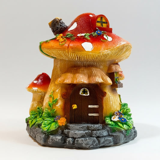 Casa Hongo Seres Elementales Resina Nacional 13 Cm by ARTICULOS ESOTERICOS LETY