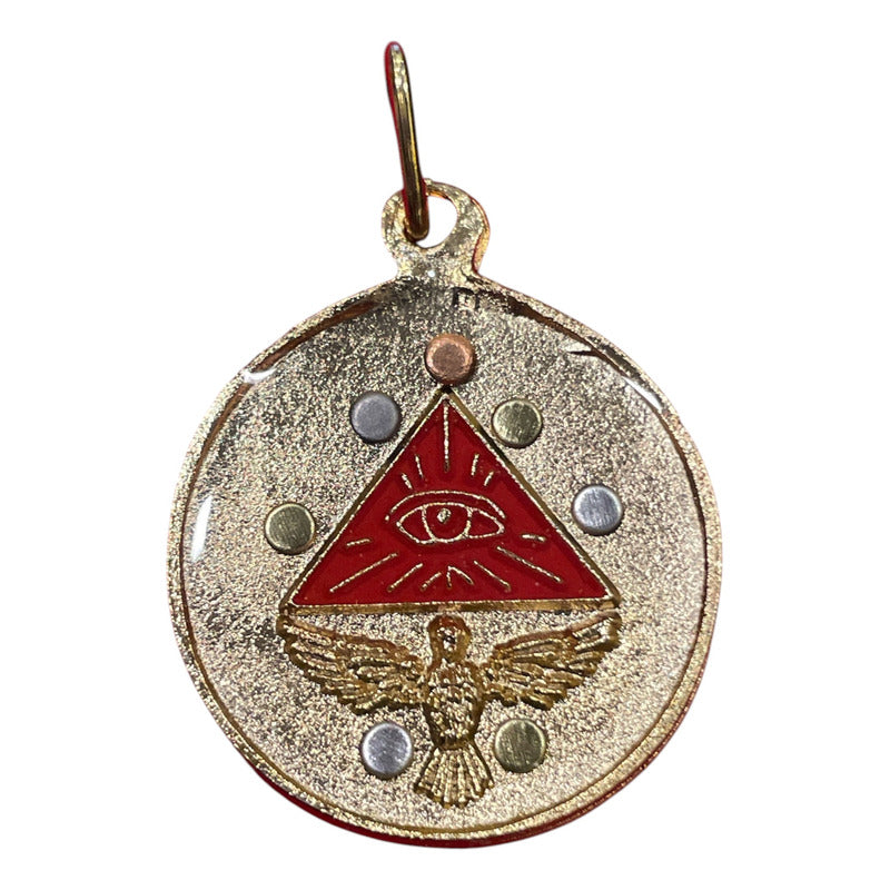 Pentagrama Ritualizado Mediano 7 Metales Tetragramaton 25mm by ARTICULOS ESOTERICOS LETY