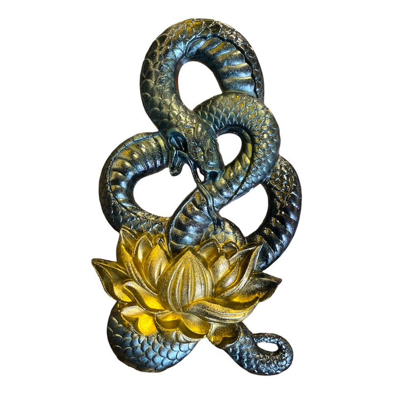 Serpiente Año Nuevo Chino Figura De Resina by HEREJE