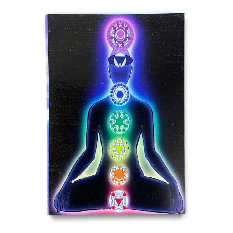Estampas Coleccionables Esoterismo 5 Piezas Iguales Por Pac 7 Chakras Simbologia by HEREJE