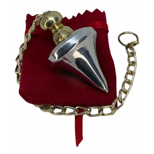 Pendulo Testigo Laton Varios Modelos Radiestesia Reiki Sombrero by HEREJE