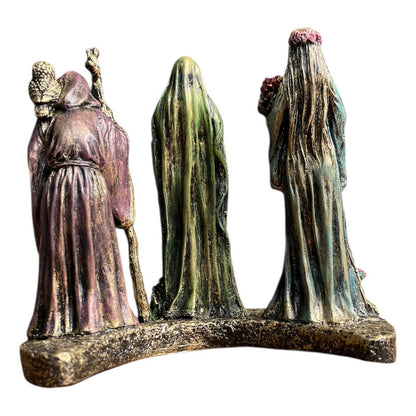 Escultura Triple Diosa 11cm Resina Artículos Esotéricos Lety by HEREJE