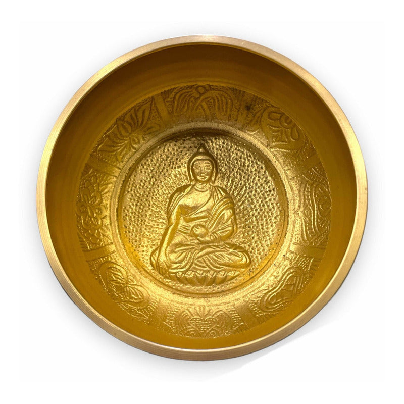 Cuenco Tibetano 105mm Diámetro 7 Metales Importado Meditacio by ARTICULOS ESOTERICOS LETY
