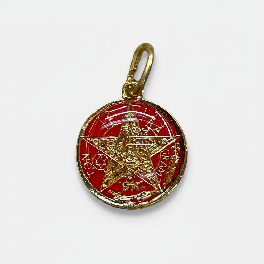 Pentagrama O Tetragramatón Ritualizado 7 Metales 15mm by ARTICULOS ESOTERICOS LETY