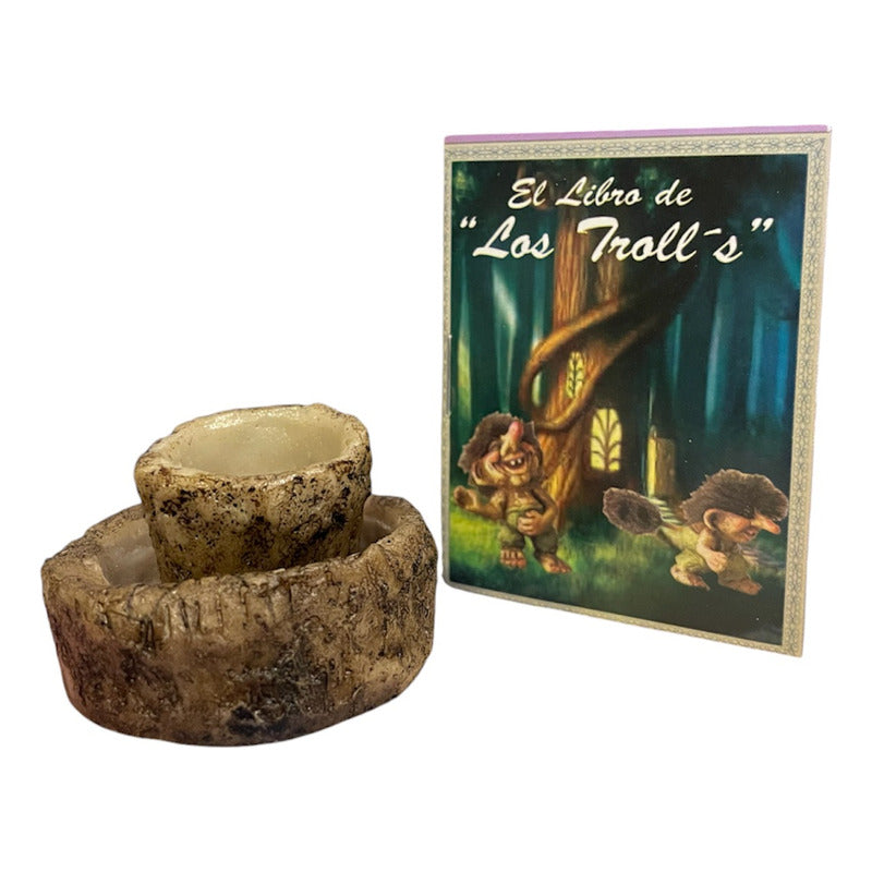 Comedero Y Bebedero Para Troll + Semillas Café by ARTICULOS ESOTERICOS LETY