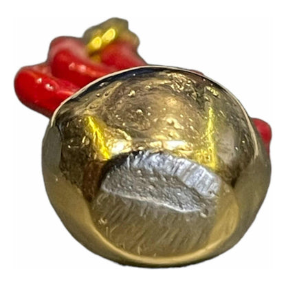 Bola De Fuego Amuleto De Feng Shui Baño De Oro 3 Cm Alto by ARTICULOS ESOTERICOS LETY