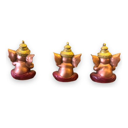 Juego De 3 Ganesh 10cm by HEREJE