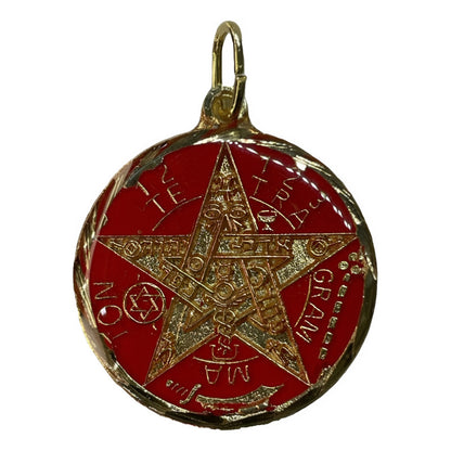 Pentagrama Ritualizado 7 Metales Esotérico 30mm by ARTICULOS ESOTERICOS LETY