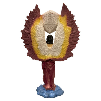 Metatron Arcangel Resina Nacional Pintado A Mano 32 Cm by HEREJE