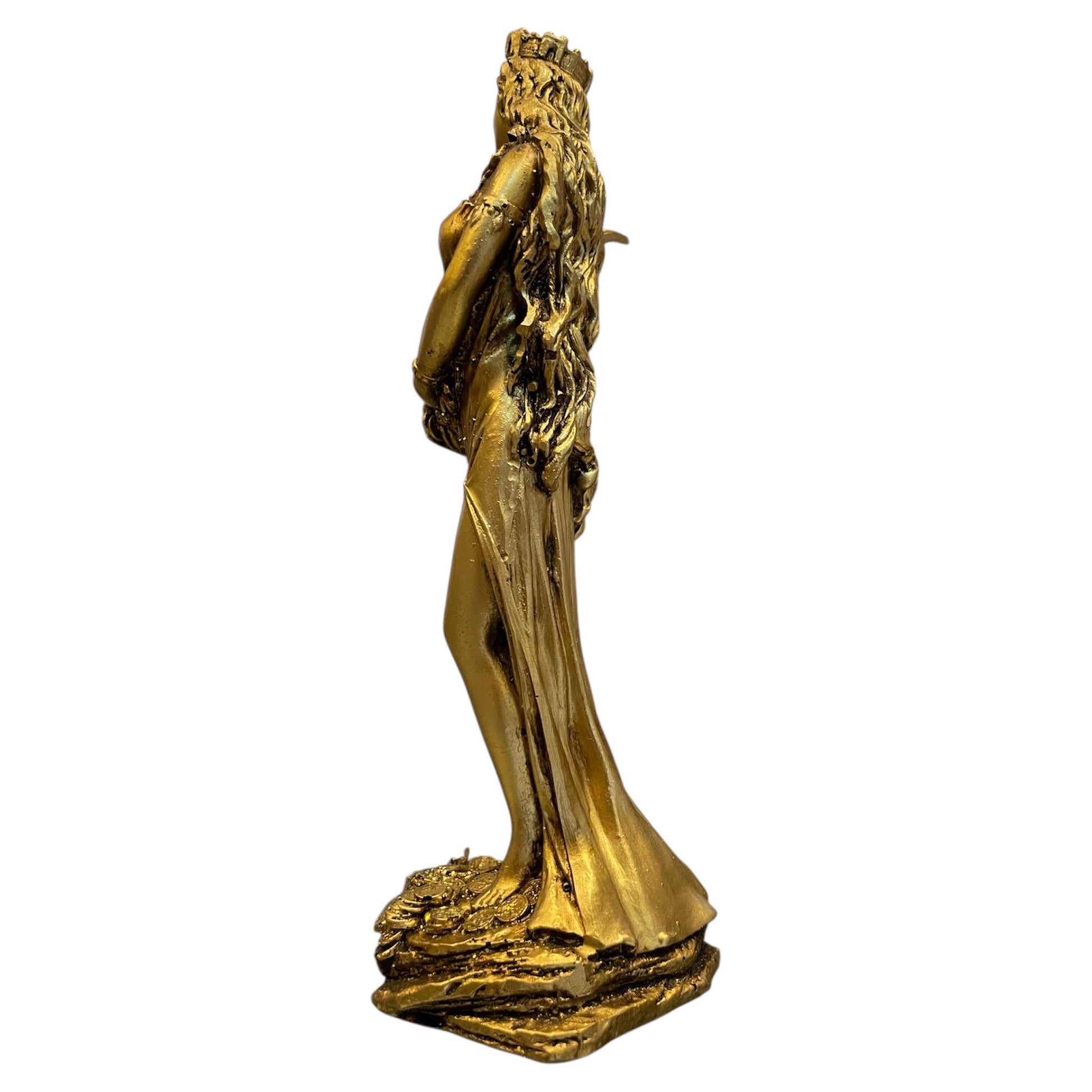 Diosa De La Fortuna, Abundia Resina 18 Cm by ARTICULOS ESOTERICOS LETY
