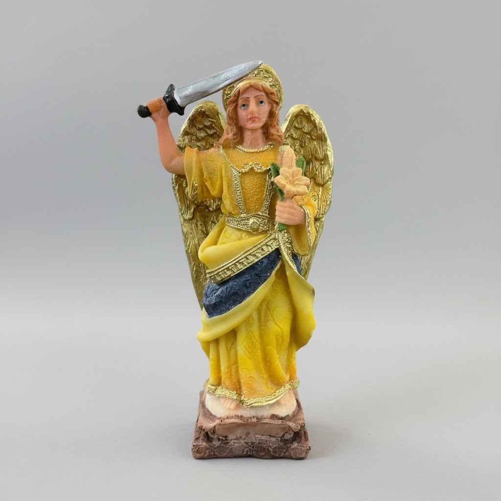 Juego 7 Arcangeles Figura Resina San Miguel, Jofiel, Chamue 7 Colores