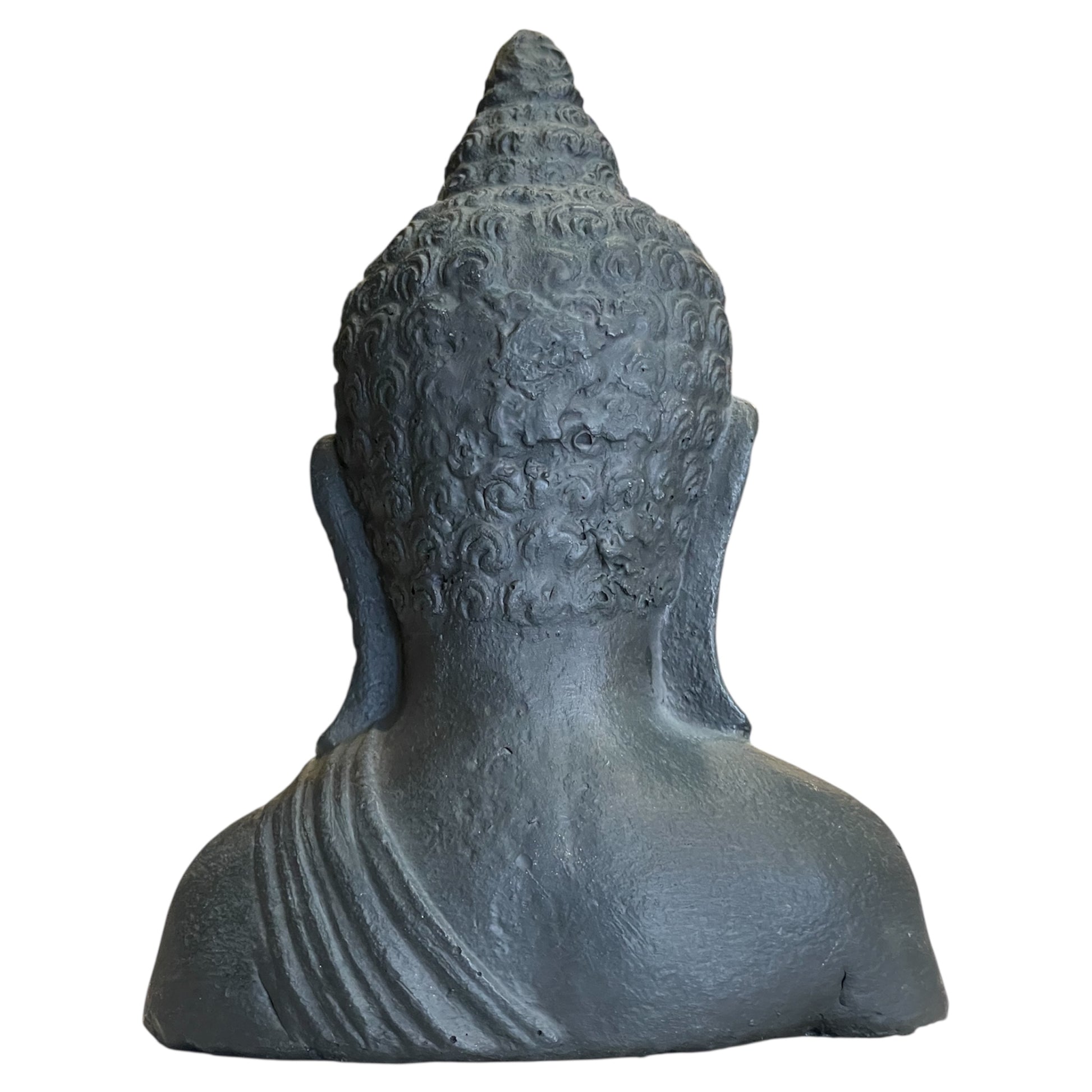 Busto De Buda Negro 17x12x6 by ARTICULOS ESOTERICOS LETY