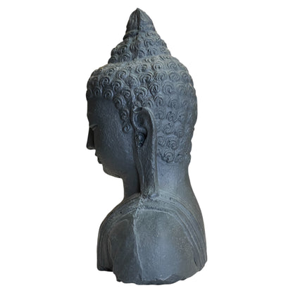 Busto De Buda Negro 17x12x6 by ARTICULOS ESOTERICOS LETY