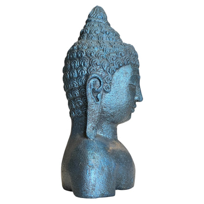 Busto De Buda Negro 17x12x6 by ARTICULOS ESOTERICOS LETY