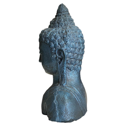 Busto De Buda Negro 17x12x6 by ARTICULOS ESOTERICOS LETY