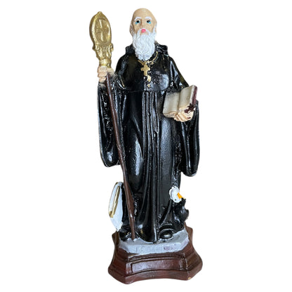 San Benito Figura De Resina 16 Cm Negro by HEREJE