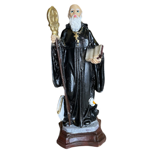 San Benito Figura De Resina 16 Cm Negro by HEREJE