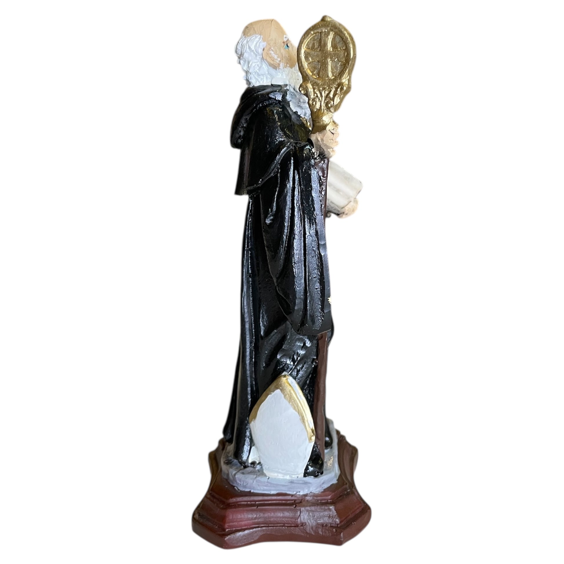 San Benito Figura De Resina 16 Cm Negro by HEREJE