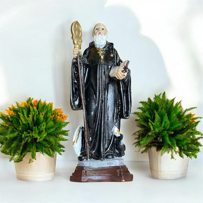 San Benito Figura De Resina 16 Cm Negro by HEREJE