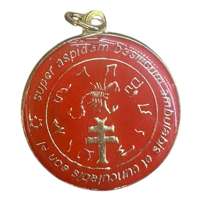 Exterminador Talisman Amulento Encapsulado Y Baño De Oro 3cm by ARTICULOS ESOTERICOS LETY
