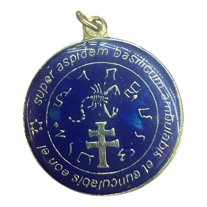 Exterminador Talisman Amulento Encapsulado Y Baño De Oro 3cm by ARTICULOS ESOTERICOS LETY
