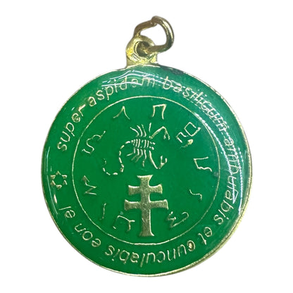 Exterminador Talisman Amulento Encapsulado Y Baño De Oro 3cm by ARTICULOS ESOTERICOS LETY