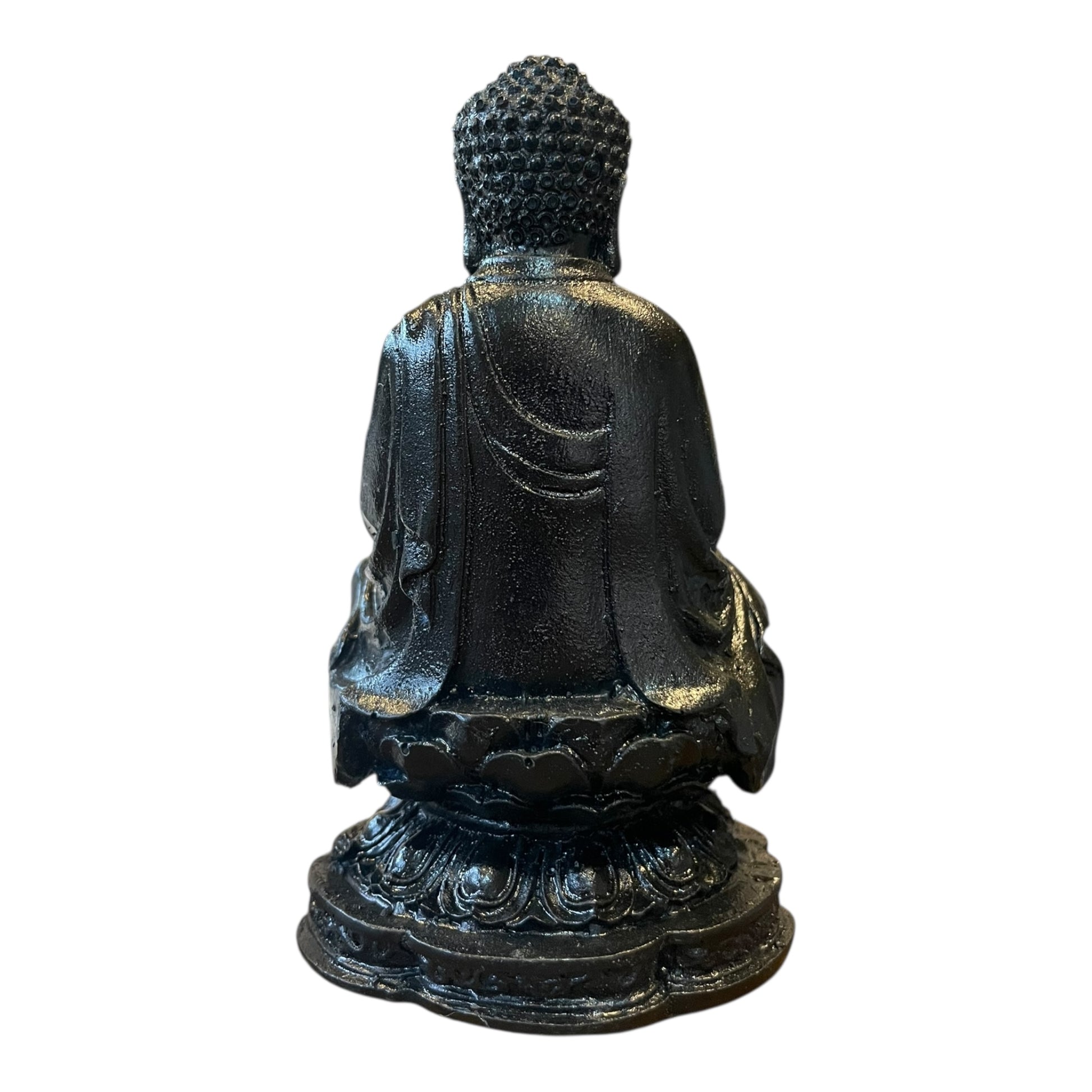 Buda Negro Base Redonda 10cm Negro by ARTICULOS ESOTERICOS LETY