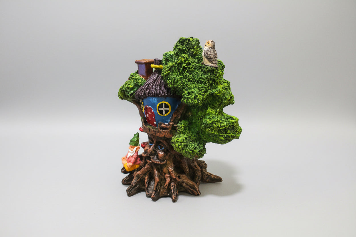 Cascada De Humo Árbol De Resina Chico 16cm Verde by HEREJE
