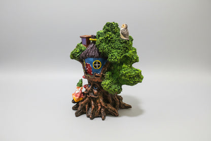 Cascada De Humo Árbol De Resina Chico 16cm Verde by HEREJE