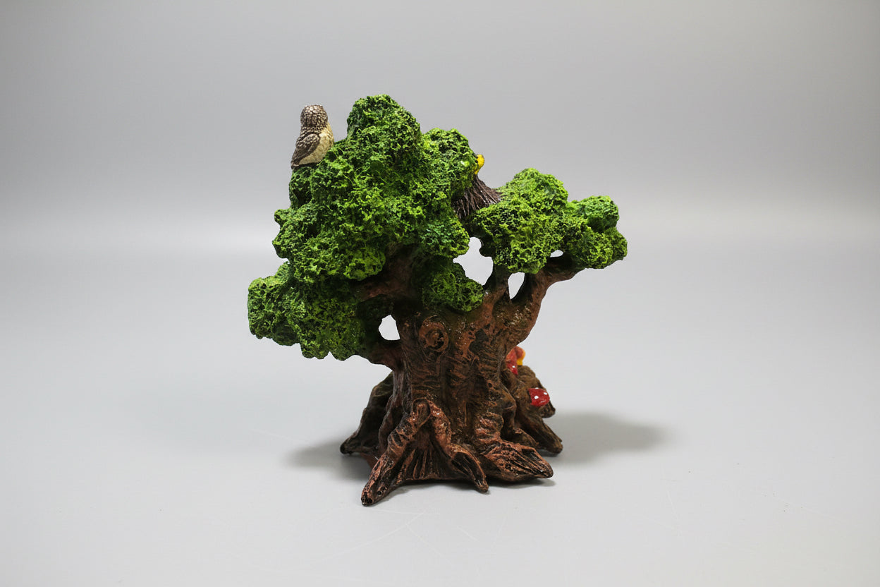 Cascada De Humo Árbol De Resina Chico 16cm Verde by HEREJE