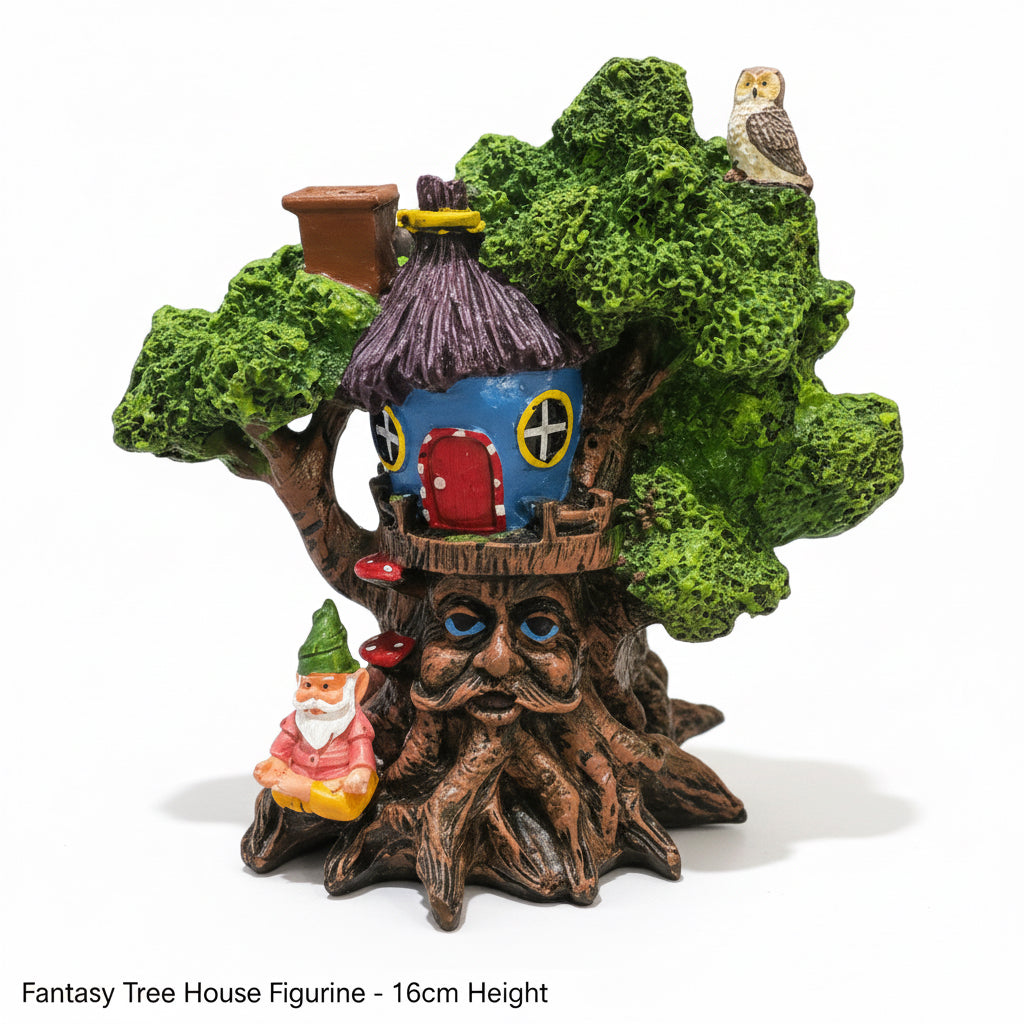 Cascada De Humo Árbol De Resina Chico 16cm Verde by HEREJE